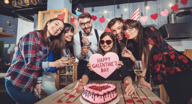 Valentin-nap barátokkal